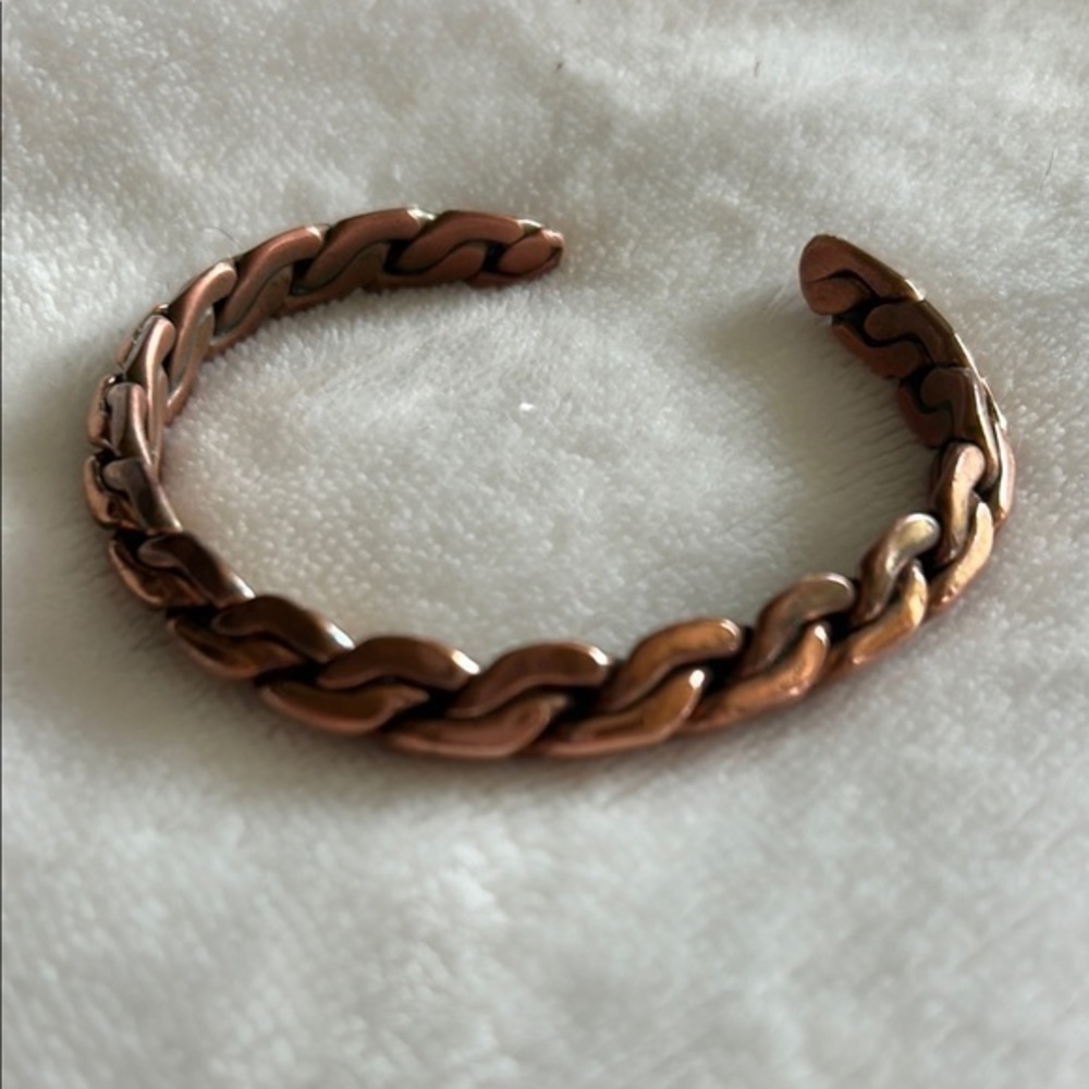 Elegant Vintage Copper Chain Bracelet Unisex…